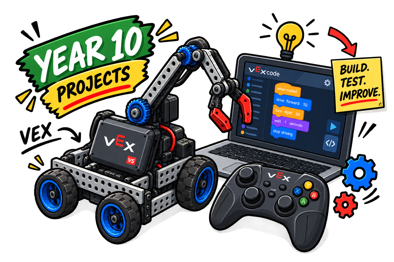 Year 10 Digital Technologies projects